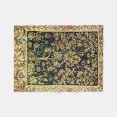William Morris Tree of Life  pre-Raphaelite Fleece Deken (Voorkant (Horizontaal))