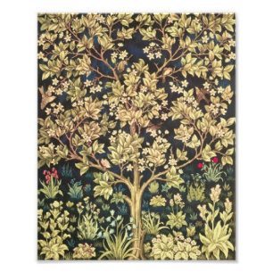 William Morris Tree of Life  pre-Raphaelite Foto Afdruk