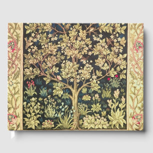 William Morris Tree of Life pre-Raphaelite Gastenboek