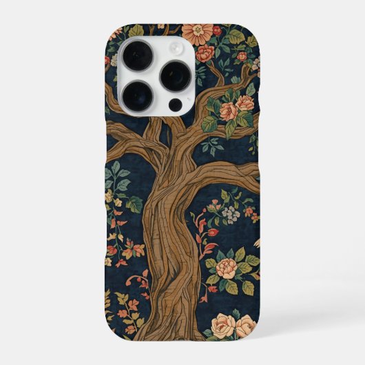 William Morris Tree of Life  pre-Raphaelite iPhone Hoesje (Achterkant)