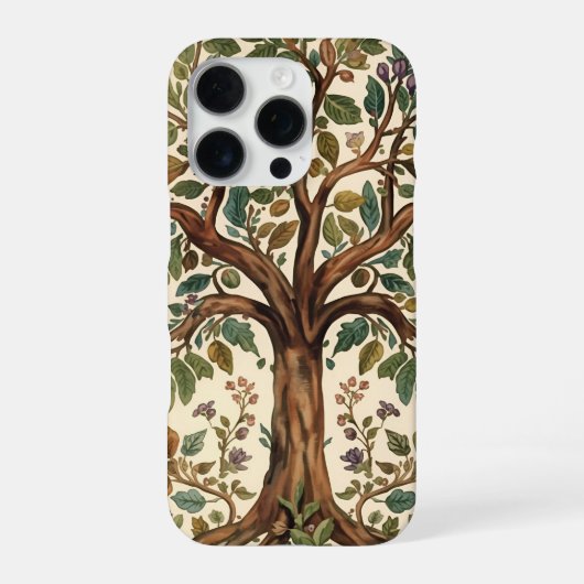 William Morris Tree of Life pre-Raphaelite iPhone Hoesje (Achterkant)