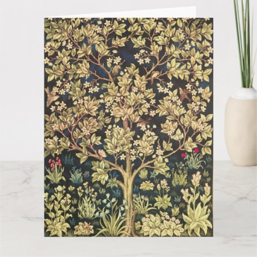 William Morris Tree of Life pre-Raphaelite Kaart (Voorkant)