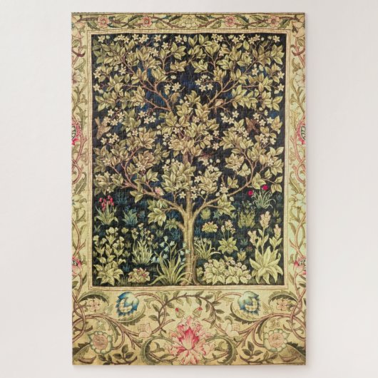 William Morris Tree of Life pre-Raphaelite Legpuzzel (Verticaal)