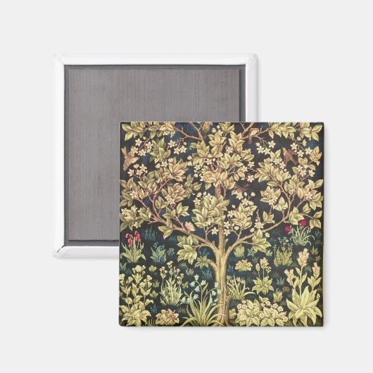 William Morris Tree of Life pre-Raphaelite Magneet (Voorkant / Achterkant)