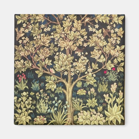 William Morris Tree of Life pre-Raphaelite Magneet (Voorkant)