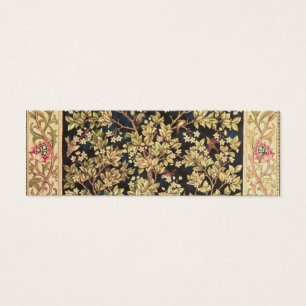 William Morris Tree of Life pre-Raphaelite Mini Visitekaartjes