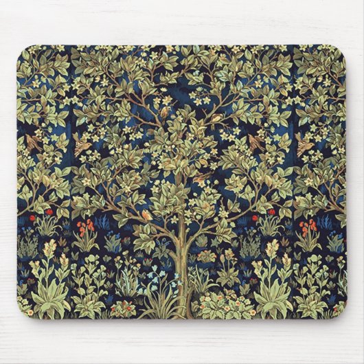 William Morris Tree of Life pre-Raphaelite Muismat (Voorkant)