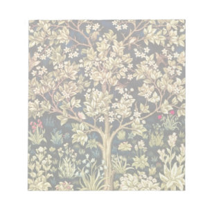 William Morris Tree of Life  pre-Raphaelite Notitieblok