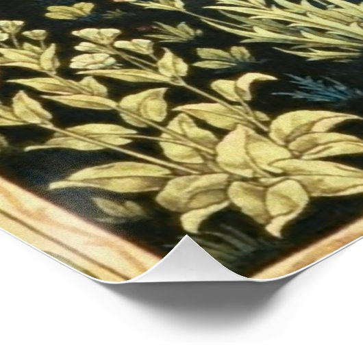 William Morris Tree of Life  pre-Raphaelite Perfect Poster (Hoek)