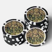 William Morris Tree of Life  pre-Raphaelite Poker Chips (Opstapeling)