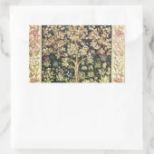 William Morris Tree of Life  pre-Raphaelite Rechthoekige Sticker (Tas)