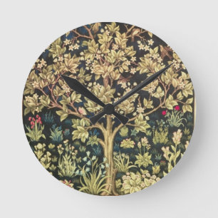 William Morris Tree of Life  pre-Raphaelite Ronde Klok