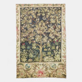William Morris Tree of Life pre-Raphaelite Theedoek (Verticaal)