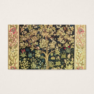 William Morris Tree of Life pre-Raphaelite Visitekaartjes