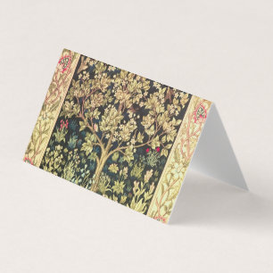 William Morris Tree of Life pre-Raphaelite Visitekaartjes
