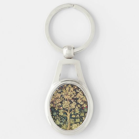 William Morris Tree of Life Sleutelhanger (Voorkant)