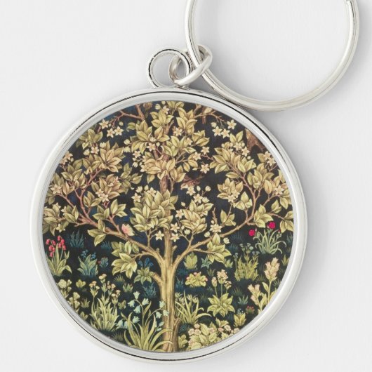 William Morris Tree of Life Sleutelhanger (Voorkant)