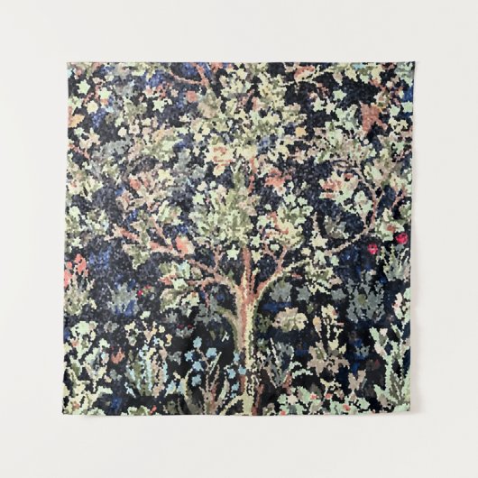 William Morris Tree of Life Tapestry Wandkleed (Voorkant)