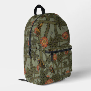 William Morris Trellis Behang Kunst Bedrukte Rugzak
