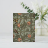 William Morris Trellis behang kunst Briefkaart (Staand voorkant)