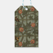 William Morris Trellis behang kunst Cadeaulabel (Voorkant)