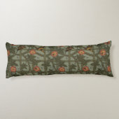 William Morris Trellis behang kunst Lichaamskussen (Achterkant)