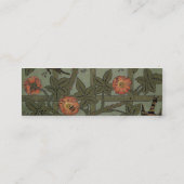 William Morris Trellis behang kunst Mini Visitekaartje (Achterkant)