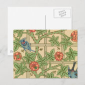 William Morris Trellis Classic Wallpaper Design Briefkaart (Voorkant / Achterkant)