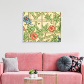 William Morris Trellis Classic Wallpaper Design Canvas Afdruk (Insitu (Woonkamer))