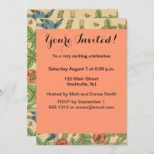 William Morris Trellis Classic Wallpaper Design Kaart (Voorkant / Achterkant)