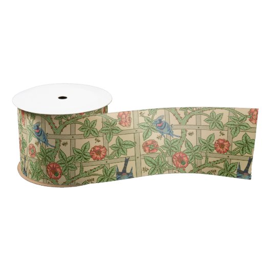William Morris Trellis Classic Wallpaper Design Lint (Spoel)