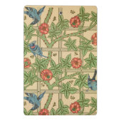 William Morris Trellis Classic Wallpaper Design Mini Klembord (Achterkant)