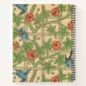 William Morris Trellis Classic Wallpaper Design Notitieboek (Achterkant)