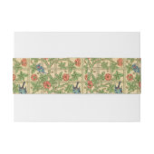 William Morris Trellis Classic Wallpaper Design Uitnodigingen Wikkel (Achterkant Voorbeeld)
