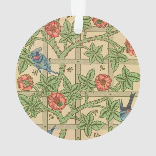 William Morris Trellis Design classique de papier  (dos)