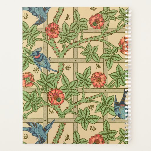 William Morris Trellis Design classique de papier  (Dos)