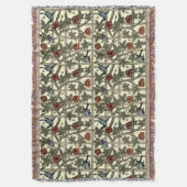 William Morris  "Trellis" Pattern Deken (Voorkant Verticaal)