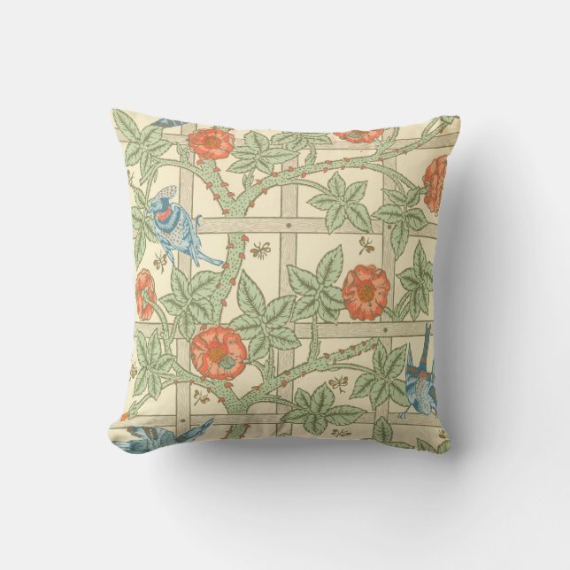 William Morris Trellis Pattern Kussen (Voorkant)
