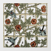 William Morris  "Trellis" Pattern Raamsticker (Vel)