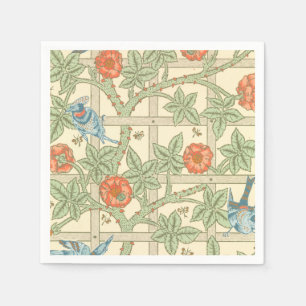 William Morris Trellis Pattern Servetten