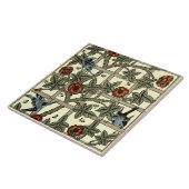 William Morris  "Trellis" Pattern Tegeltje (Zijkant)