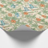 William Morris Trellis Victorian Wallpaper Cadeaupapier (Hoek)