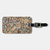 William Morris Trent Garden Flower Pattern Classic Bagagelabel (Voorkant horizontaal)