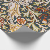 William Morris Trent Garden Flower Pattern Classic Cadeaupapier (Hoek)