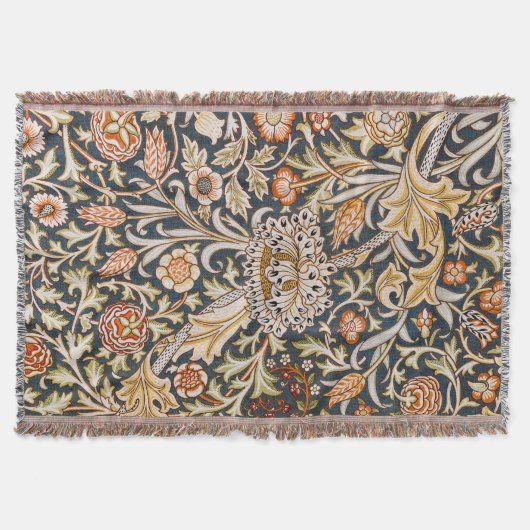 William Morris Trent Garden Flower Pattern Classic Deken (Voorkant)