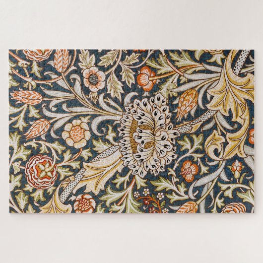 William Morris Trent Garden Flower Pattern Classic Legpuzzel (Horizontaal)