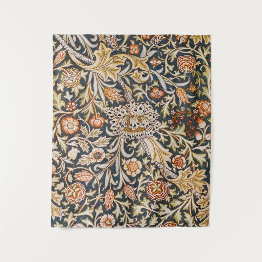 William Morris Trent Garden Flower Pattern Classic Wandkleed (Voorkant)