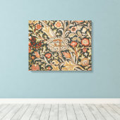 William Morris Trent Tuin Bloem Classic Botanic Canvas Afdruk (Insitu (Houten vloer))