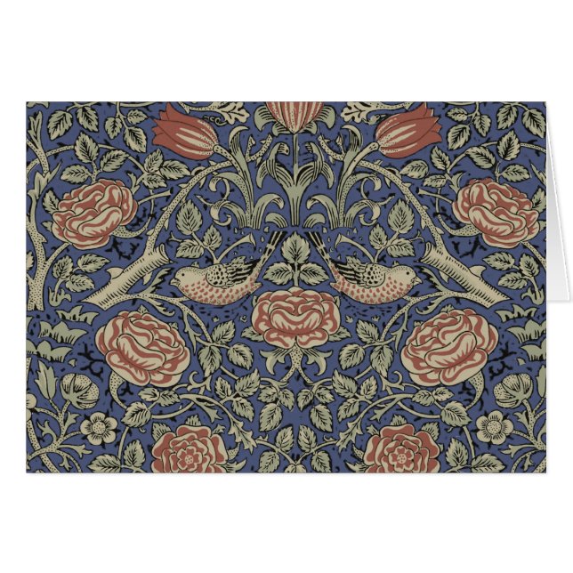 William Morris Tudor Roos Wallpaper (Voorkant Horizontaal)
