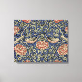 William Morris Tudor Roos Wallpaper Canvas Afdruk (Voorkant)
